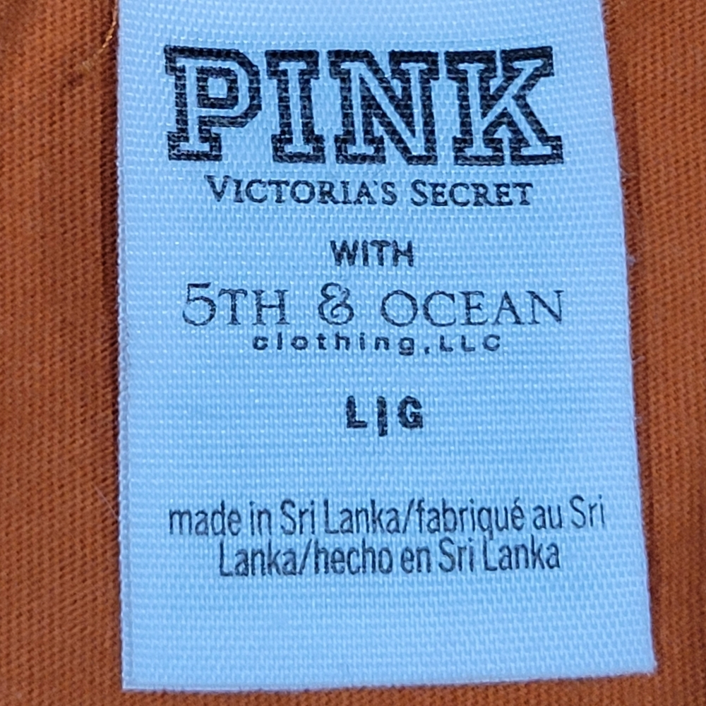 Victorias Secret University Of Texas Longhorns Womens Lg College Spirt Tee - Picture 7 of 10
